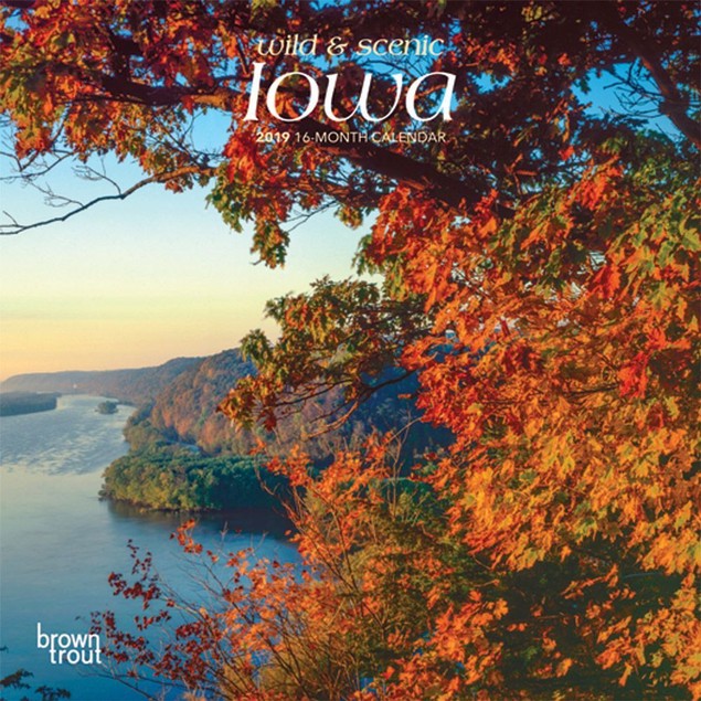 Iowa Mini Wall Calendar, More U.S. States by Calendars Tanga