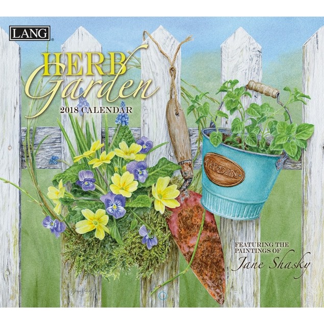 Herb Garden Wall Calendar, Gardens by Calendars Tanga