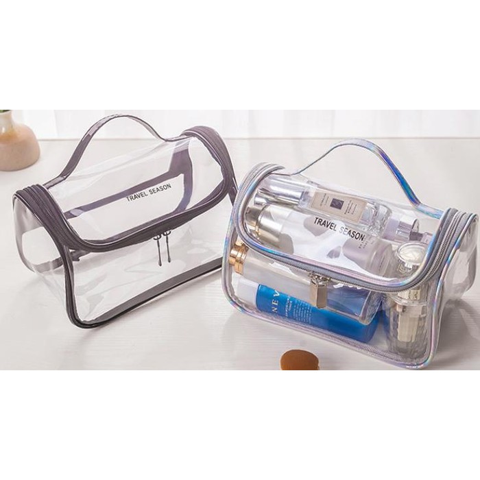 Transparent Large Clear Toiletry Bag - BelleChic large clear toiletry bag