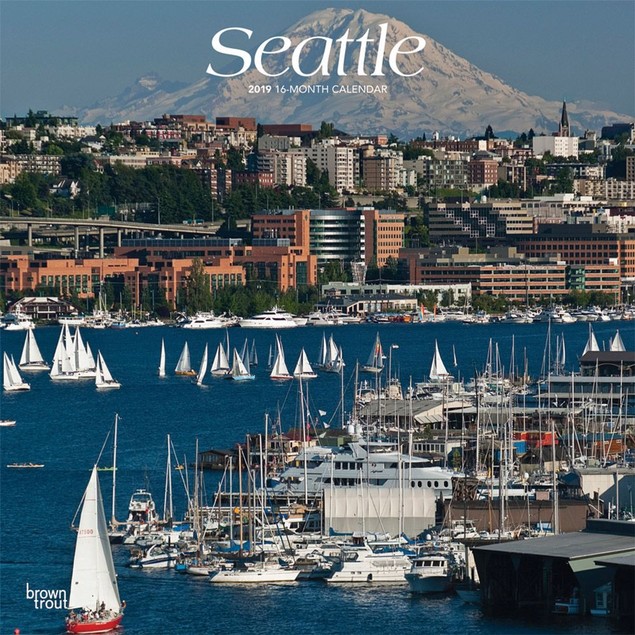 Seattle Wall Calendar, Seattle by Calendars Tanga