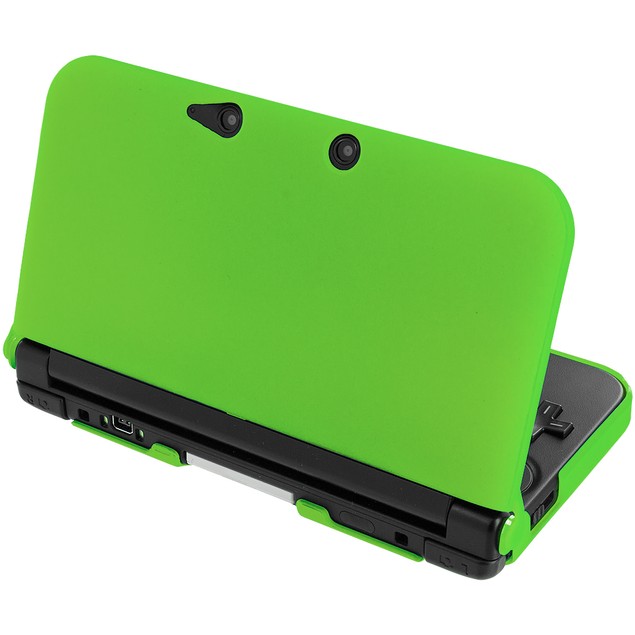 Soft Silicone Cover Case For New Nintendo 3DS XL LL - Full Body Protective Skin (Black)